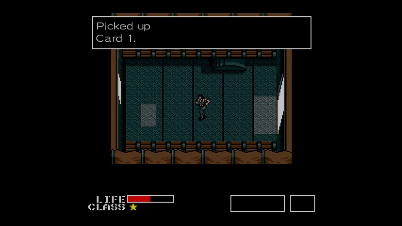 Metal Gear 2 codec screen — Commencing Operation Intrude F014