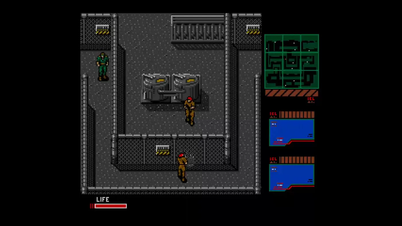 Metal Gear 2 radar room gameplay