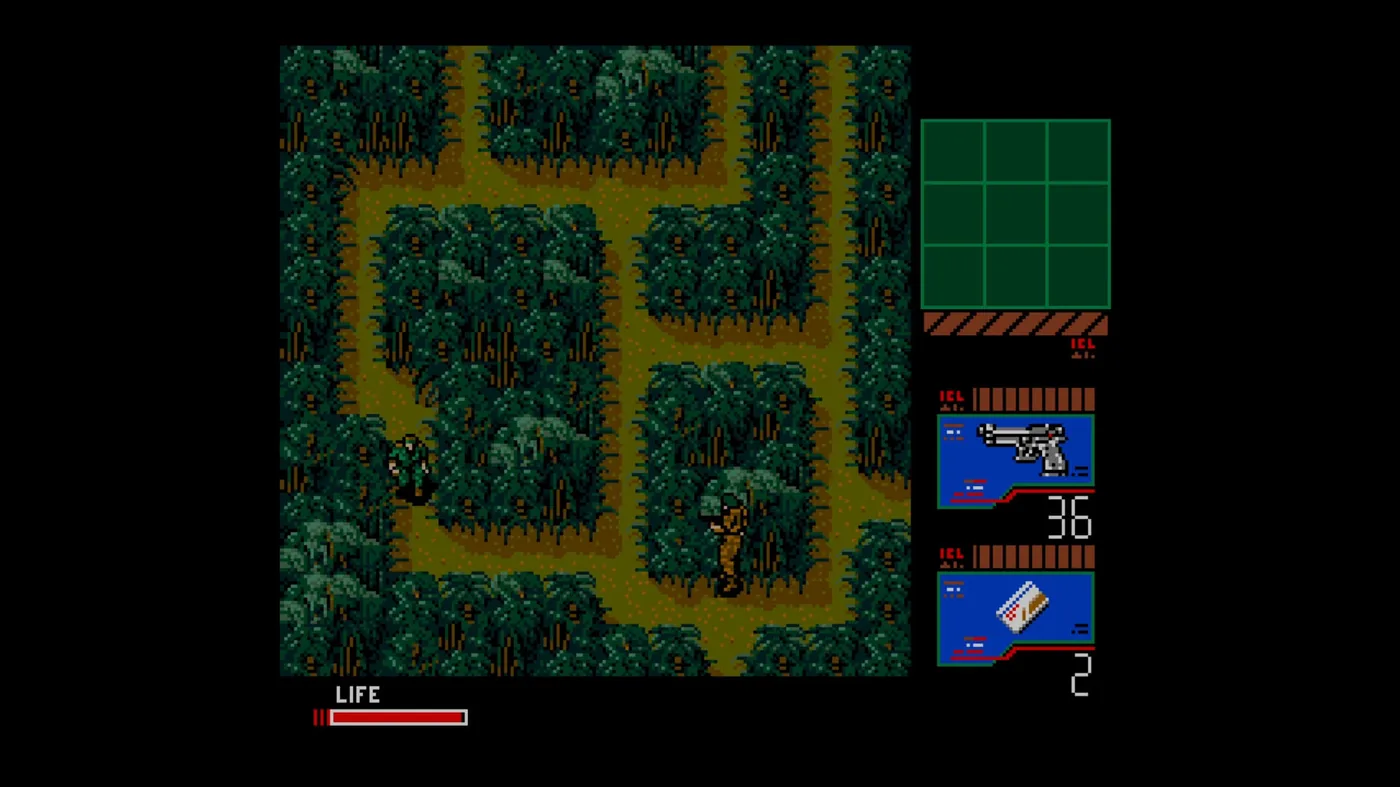 Metal Gear jungle path gameplay