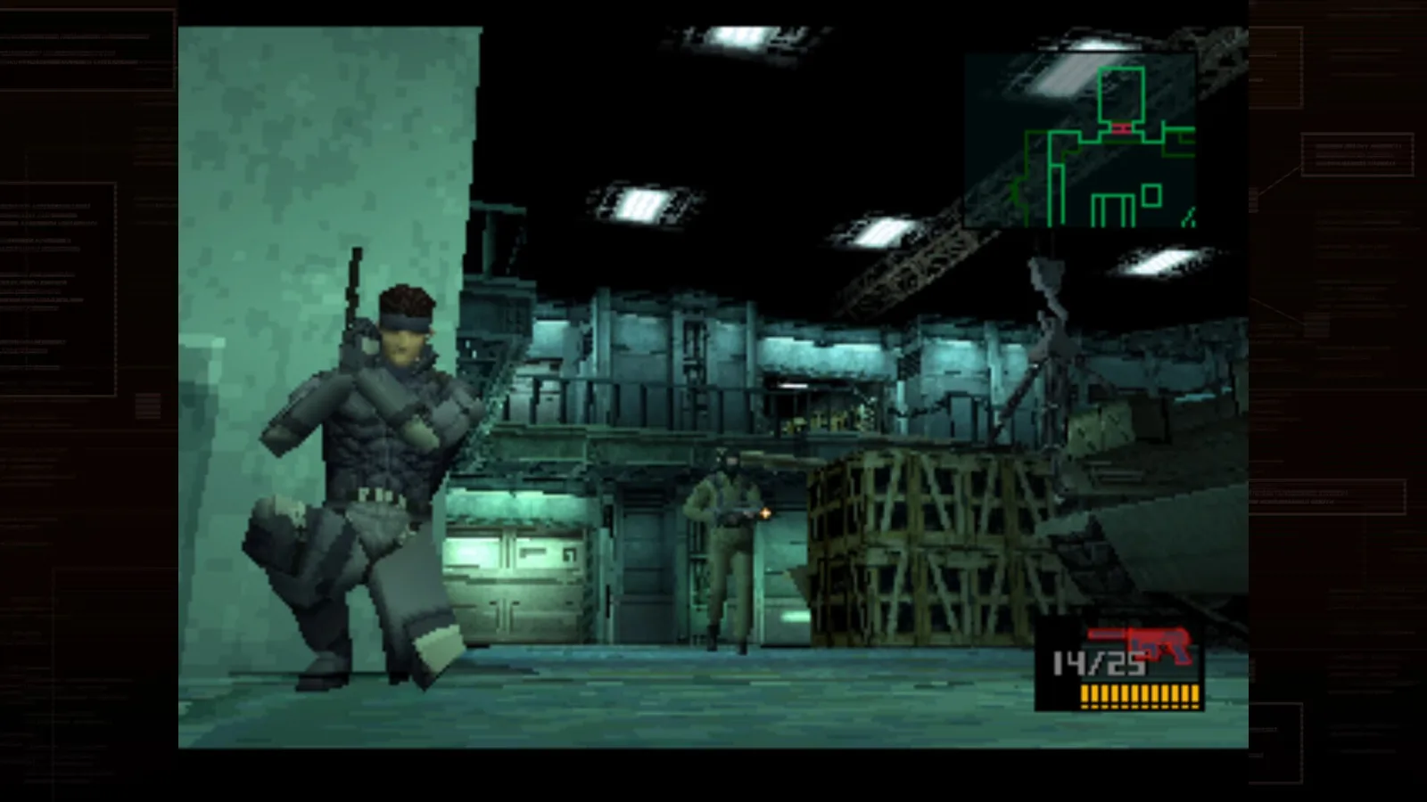 MGS1 armory close combat screenshot