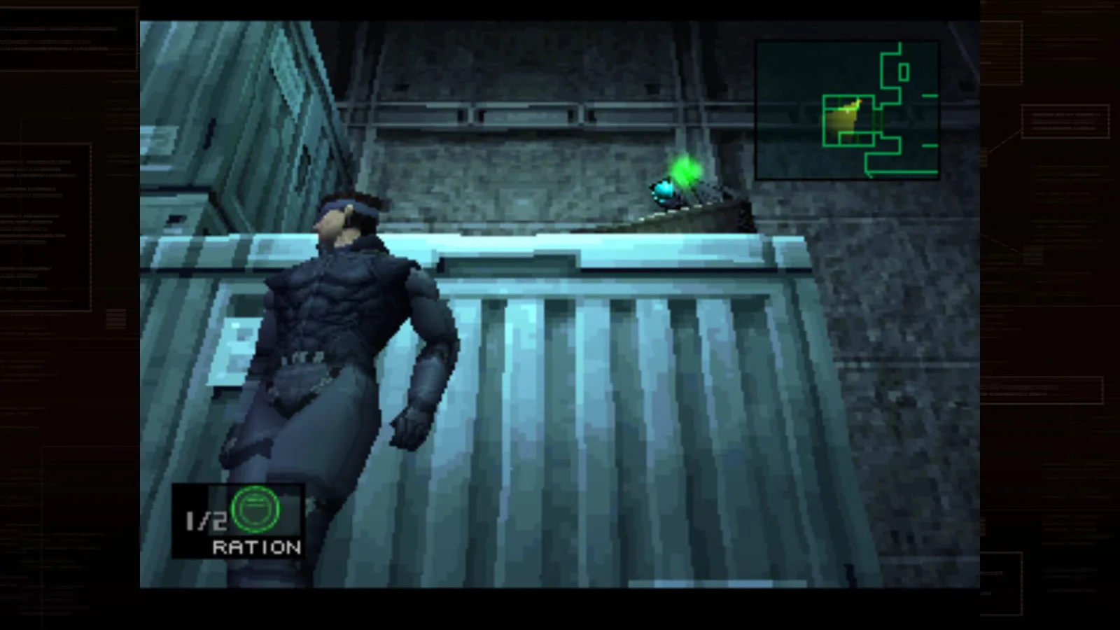 MGS1 helipad infiltration screenshot